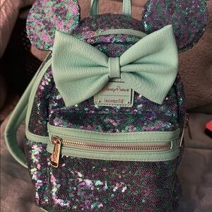 Loungefly Green and Purple Floral Bags Collection